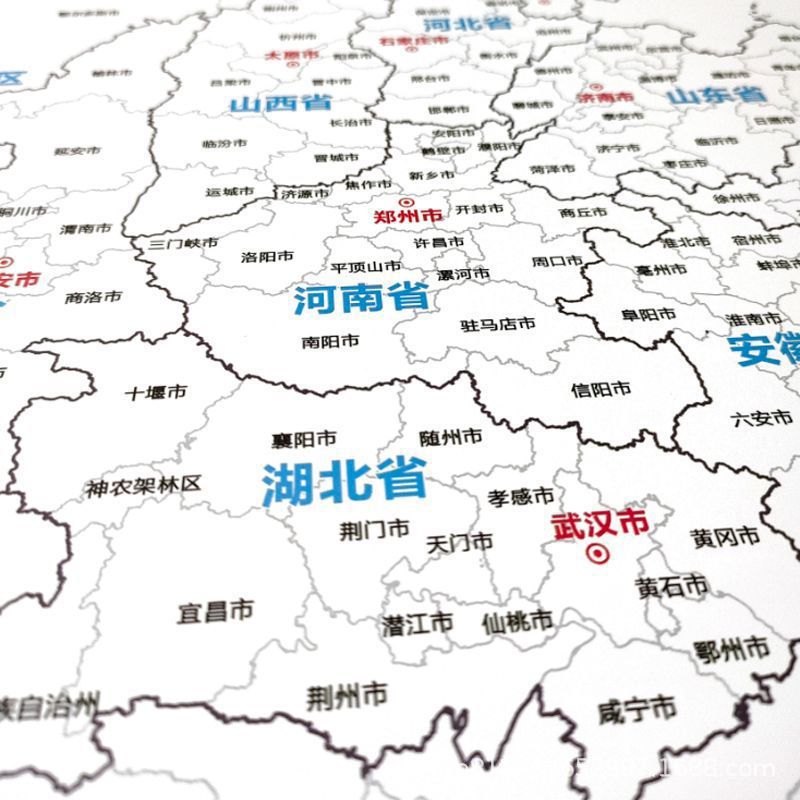 China Travel Map City Pin Card Best Selling Decorative Painting Log Hanging Shaft Pack Creative Painted Footprint Map Painting