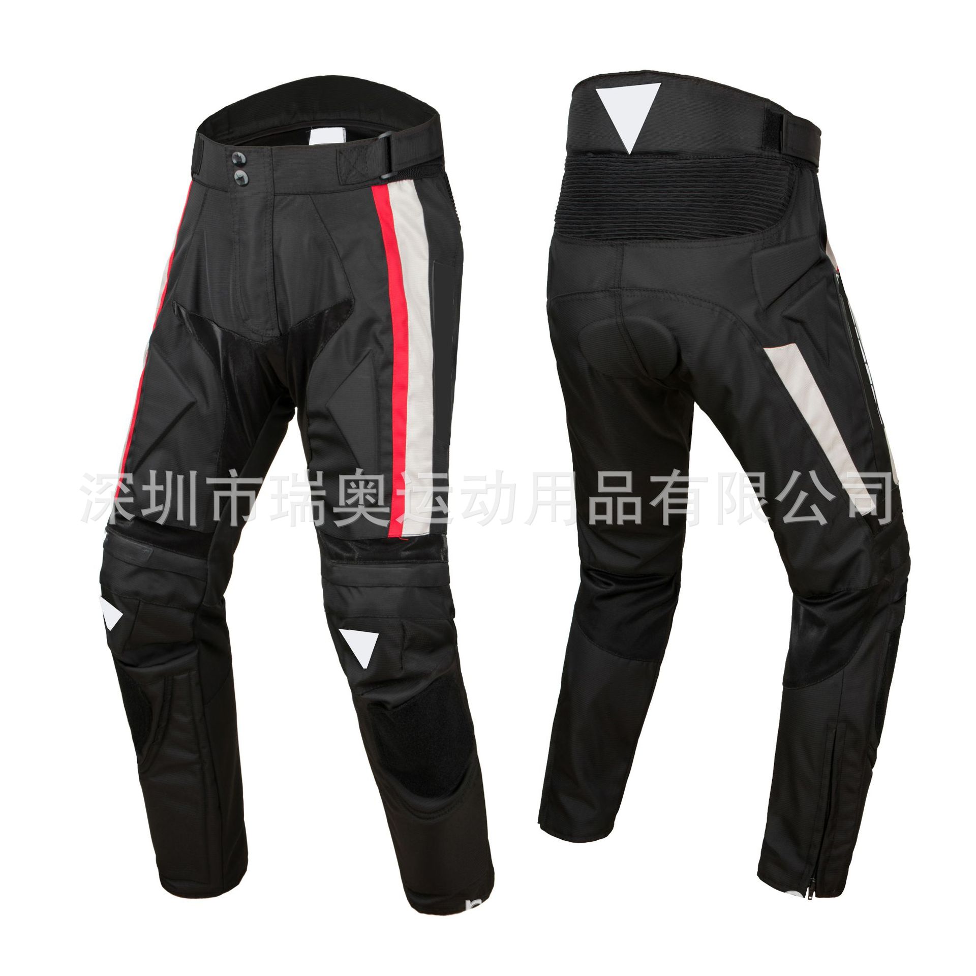 Pantalones de ciclismo nacionales motocicleta resistente a la caída pantalones de caballero de carreras cuatro estaciones pantalones de carreras de tela oxford