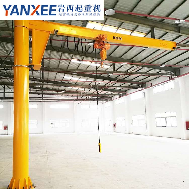 江苏电动式悬臂吊立柱式悬臂吊1t起重量可旋转式起重机