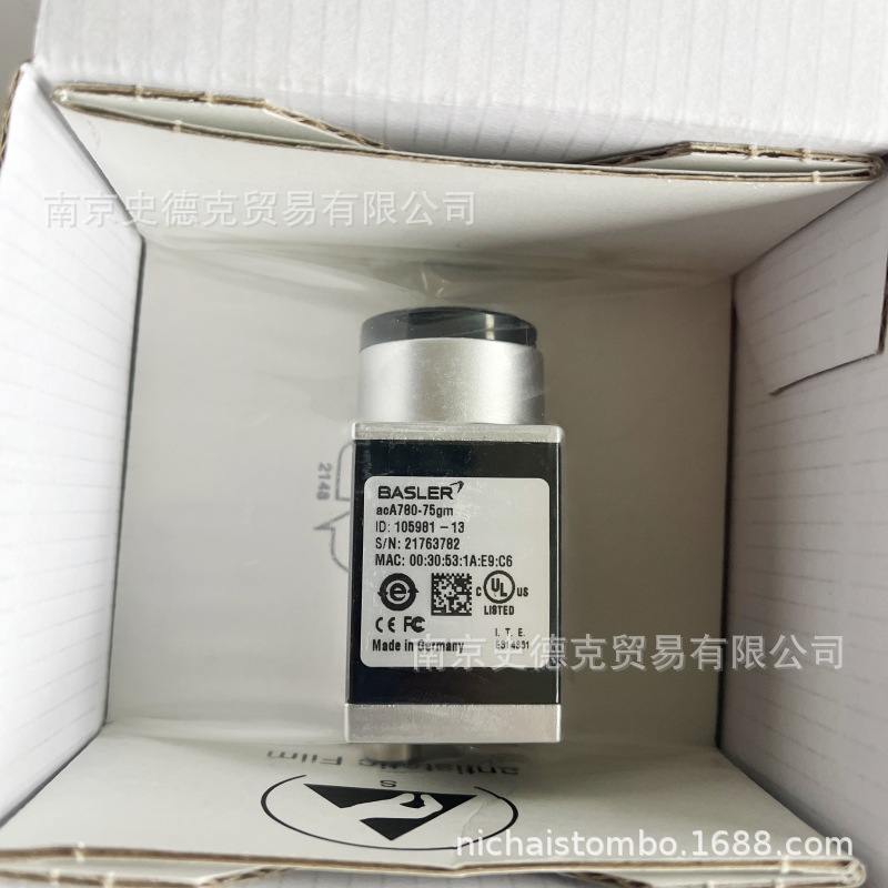 德国 BASLER 巴斯勒 工业相机 acA780-75gM