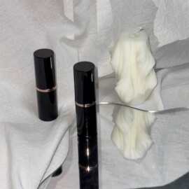 新款3.5g简约黑色圆管磁吸口红包材亮黑色口红管源头工厂可印logo
