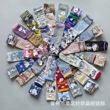 原单出口日本史努比卡通直板船袜SNOOPY新款日系动漫男女情侣船袜