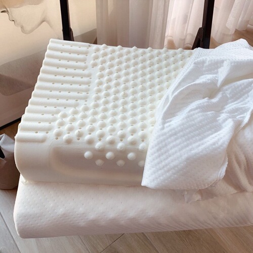 Thailand natural latex pillow granular massage neck pillow rubber core, wholesale gift supplier, bulk manufacturer and distributor