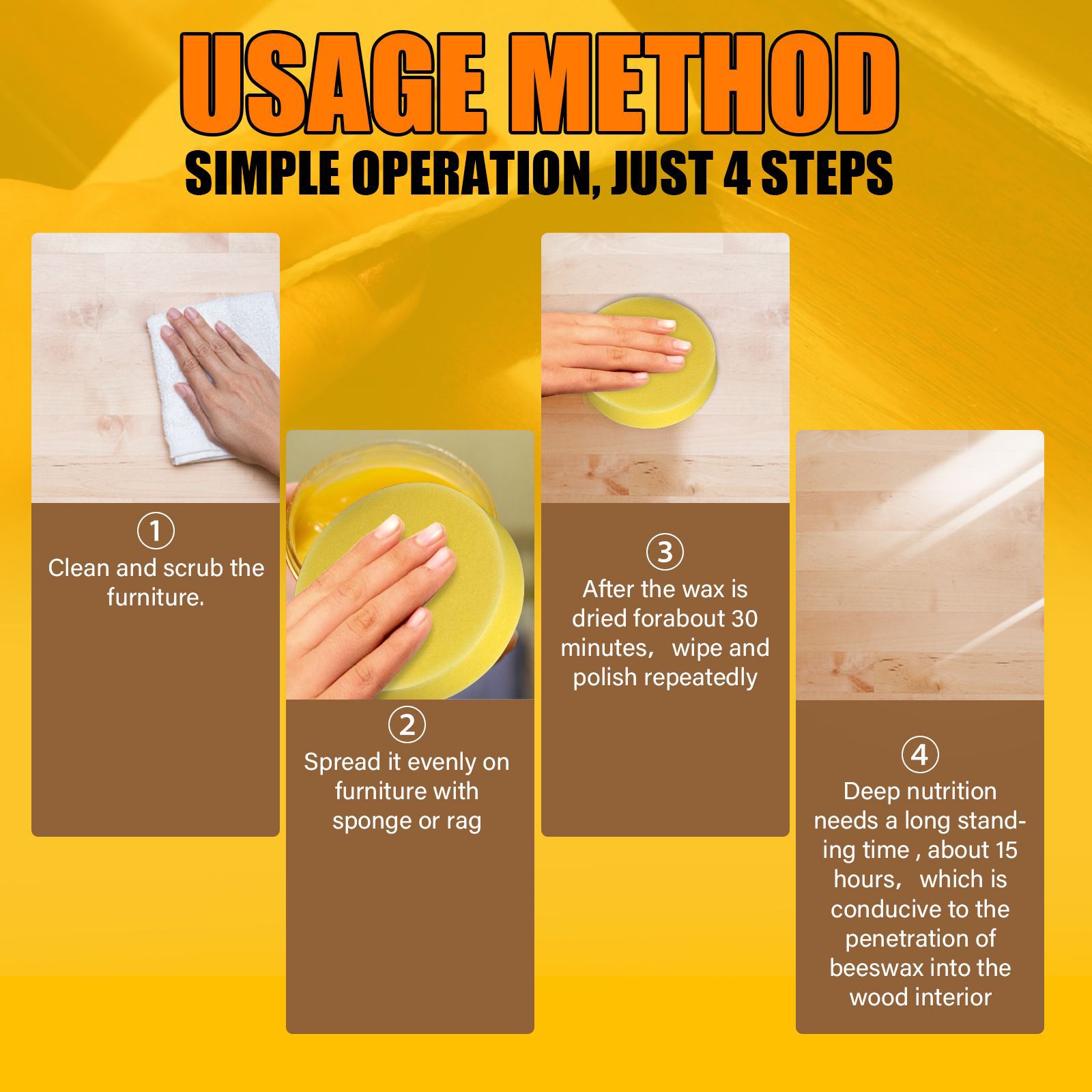 EELHOE Natural Beeswax Image 4