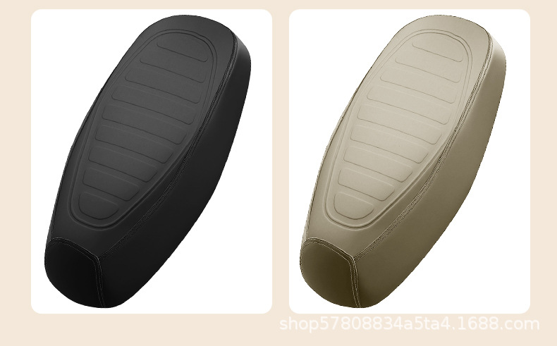 Thickened waterproof and sun-proof electric vehicle seat cover suitable for scooters and electric motorcycles, made of high-toughness leather