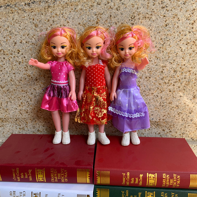 Smart Yi Tian Barbie muñeca caja de regalo traje niña música princesa regalo al por mayor juego casa transfronteriza
