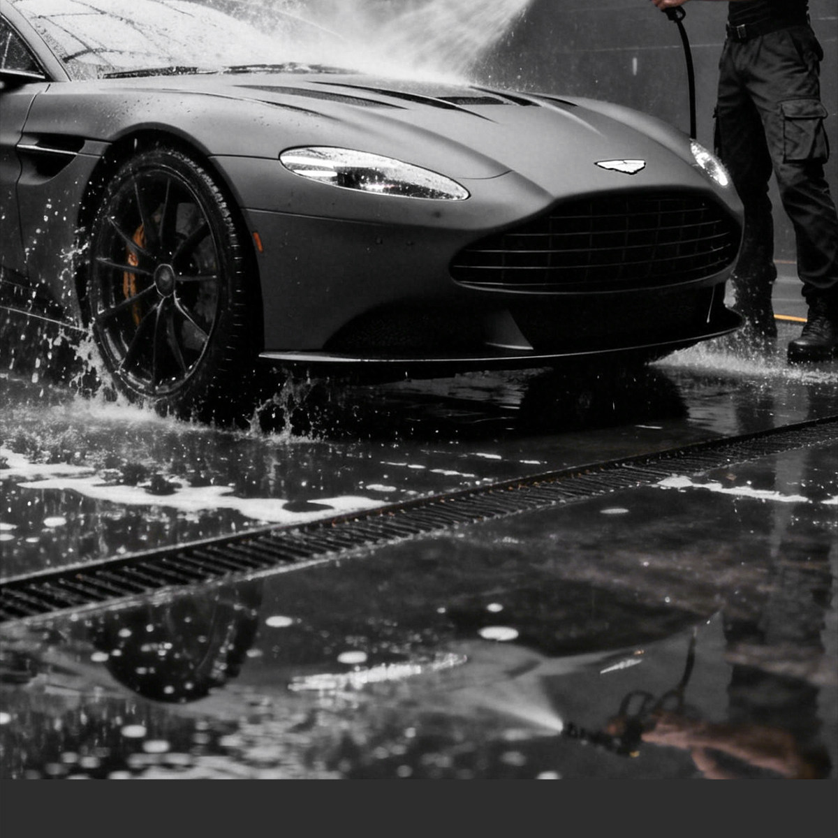 Black Cat High-Pressure Car Washer 220V Household Industrial Grade Automatic Cleaning Machine Commercial Car Wash Shop Pressure Water Gun