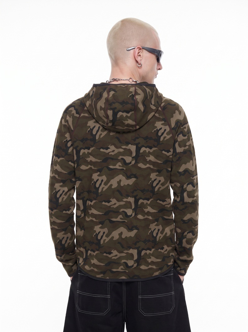 Inflation Camo 200g Hooded Hoodie