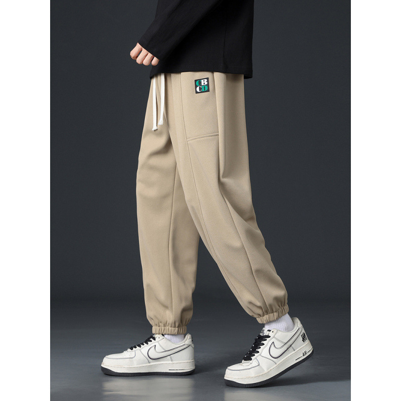 ZhuDi 2023 otoño nuevos pantalones casuales de hombre, pantalones de moda, pantalones deportivos sueltos para hombre