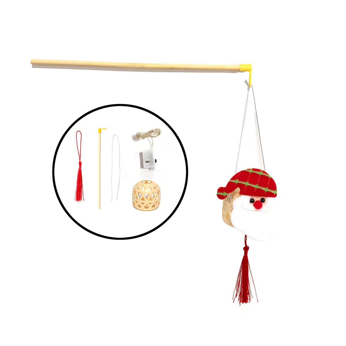 크리스마스 시뮬레이션 대나무 새장 스타일 랜덤