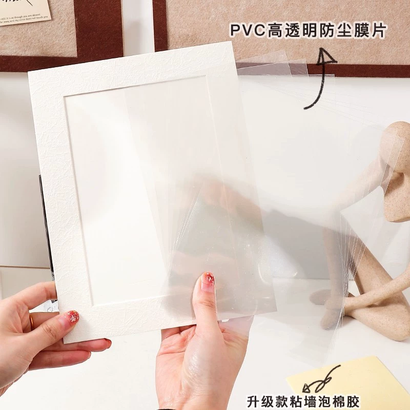 Rectangular simple children's photo frame, watercolour, 10 pieces, 4 rectangle, wholesale