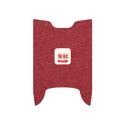 Mat CE Edition Electric Vehicle Special: Electric vehicle foot mat - billiard-super-s-cangqiong-feet-make-fortune-burgundy-free-velcro