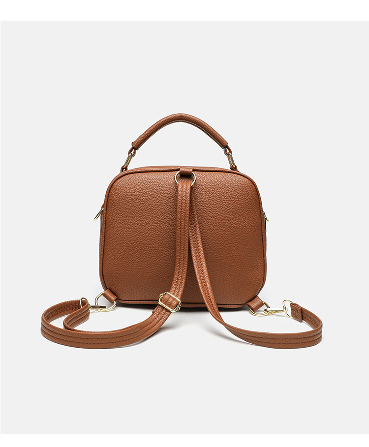 High Quality Women's Casual Backpack With Lychee Pattern Handbag For Commuting Women_voghion.com