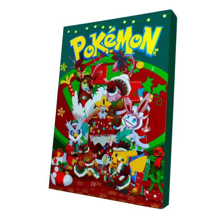 ネットで話題の盲盒クリスマスアドベントカレンダー ポケモン クリスマス盲盒 24個入り|undefined