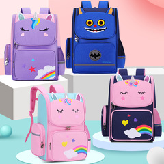 Children's Cartoon Cute Dual Shoulder Weight Reduction Backpack Unicorn Space Bag Manufacturer Wholesale