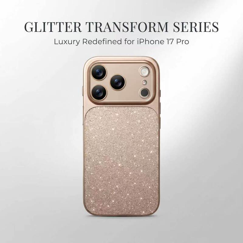 Suitable for Apple 17 Phone Case, Glitter Full-Cover Lens Protection, Anti-Drop iPhone 16 Pro Matte Protective Case, Ins Style
