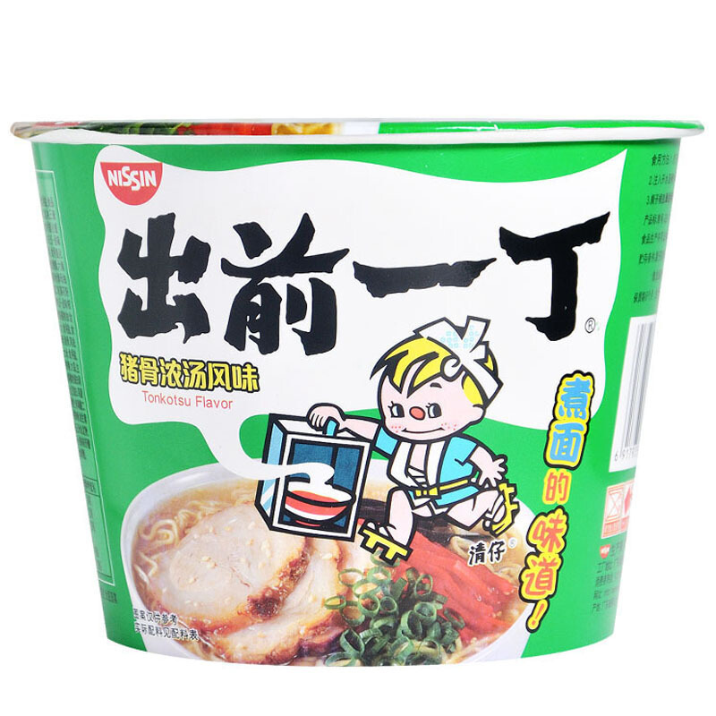 Nissin Demae Itcho [Pork Bone Soup King] 110g (single barrel)