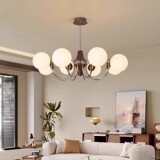 Ретро люстра для гостиной, дизайнерский светильник, французский стиль, изысканный стиль