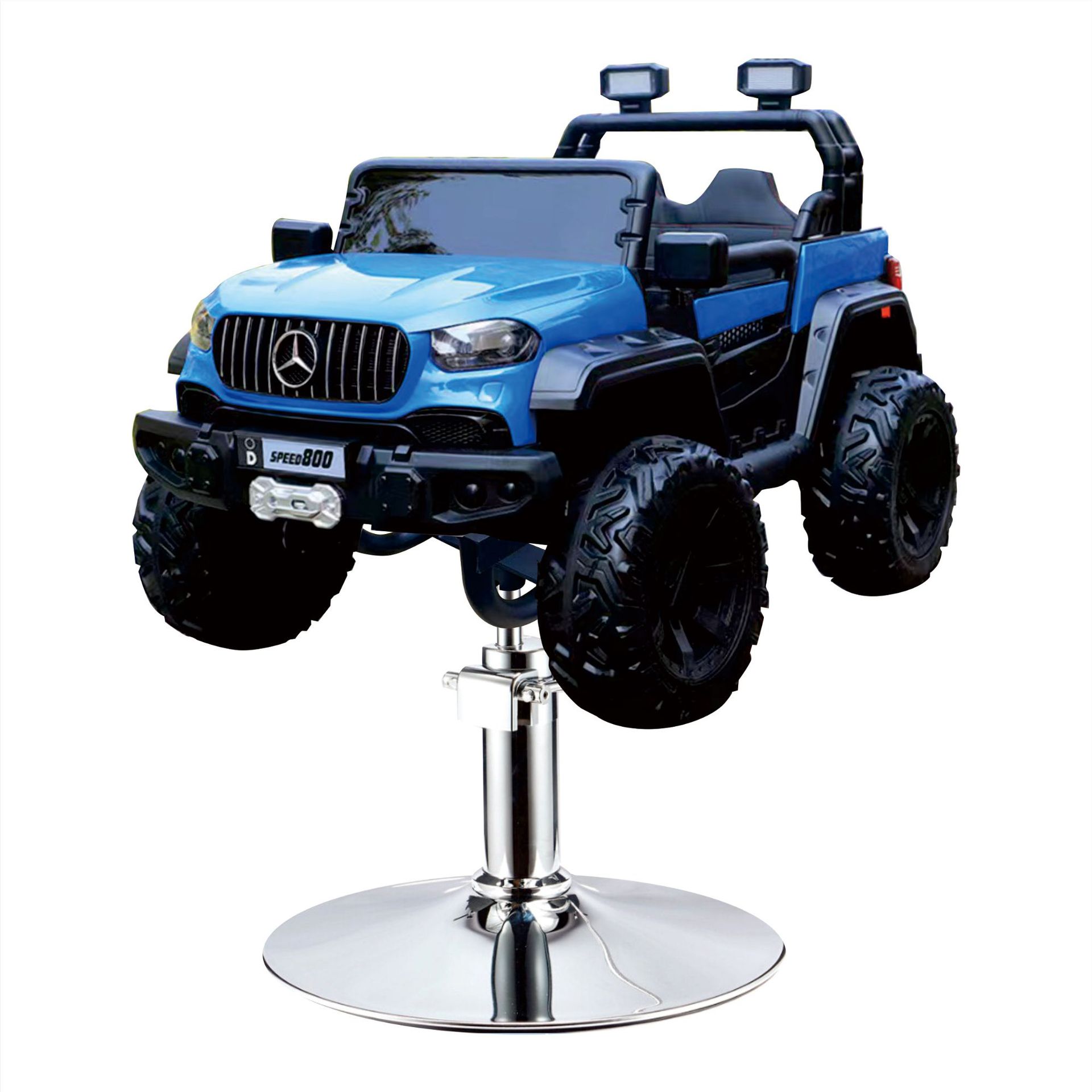 Asiento de peluquería eléctrico para niños, silla de peluquería para automóvil, silla giratoria elevadora, música, salón de peluquería para niños, silla de corte para niños image 20