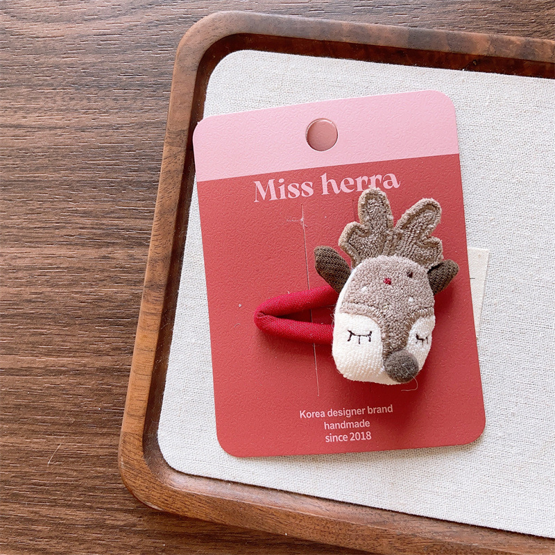 Regalo di Natale Mori ragazza colore bambini carino imbottito cotone coniglio capelli cerchio ragazza vino rosso Natale rosso amore testa corda coppia_voghion.com