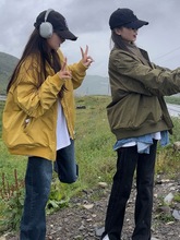 新款冬季夹克美式飞行棒球棉服女韩系百搭外套棉袄棉衣潮