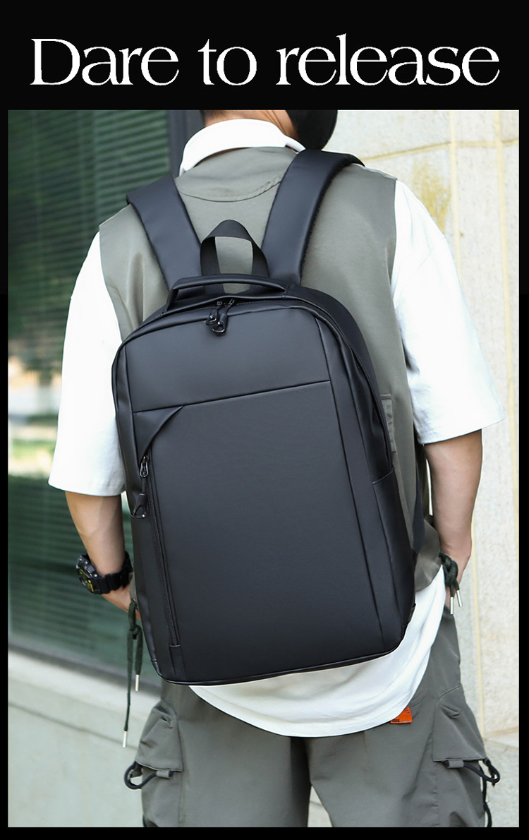 New large-capacity business backpack for men, multi-functional and versatile computer bag, cross-border fashionable and simple college student schoolbag Application Scenario