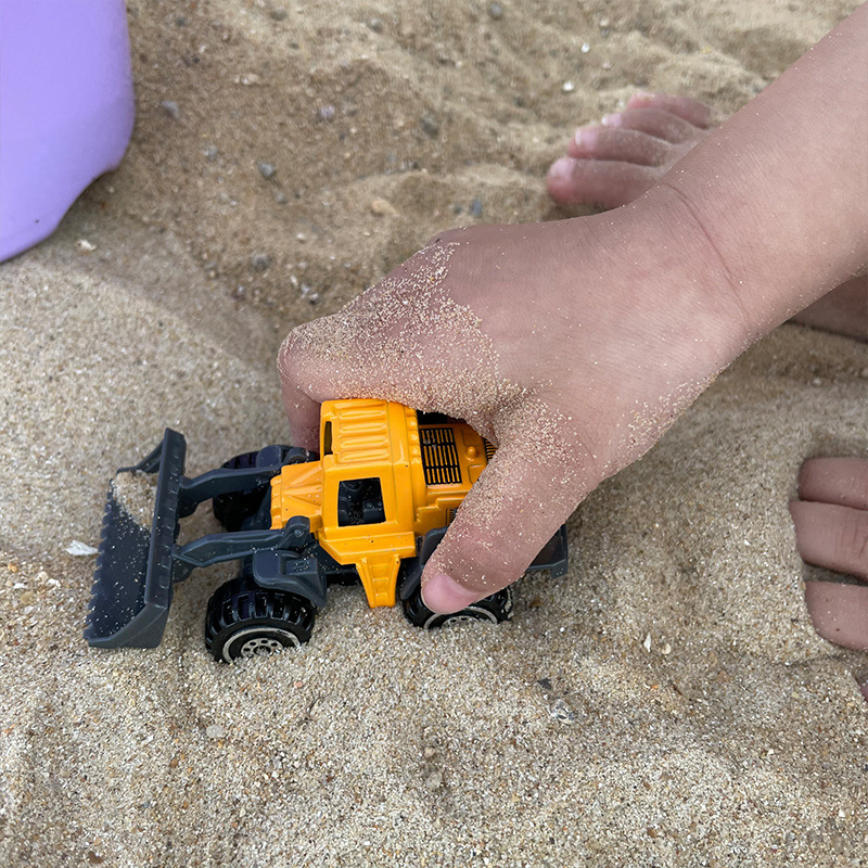 シミュレーション滑走合金工事車模型セット子供玩具トランペットミニショベル少年ミキサー車卸売り