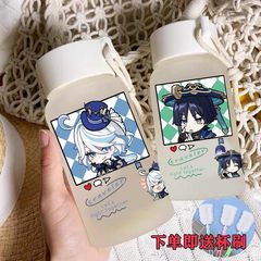 塑料杯ins風原神納西妲散兵學生水杯大容量耐摔耐高溫簡約杯子3N