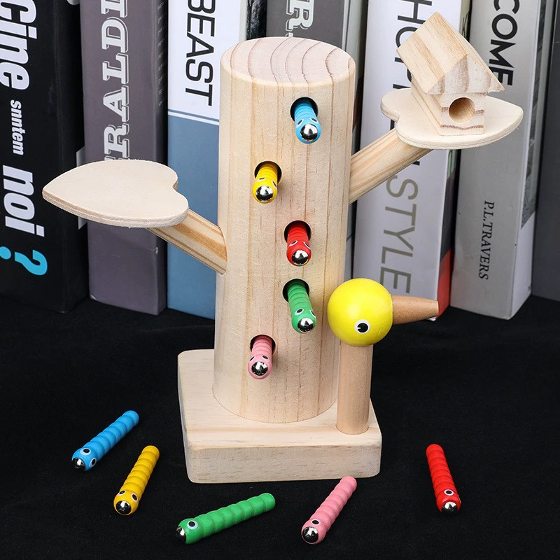 Деревянный кролик, игрушечная машина, конструктор, раннее образование