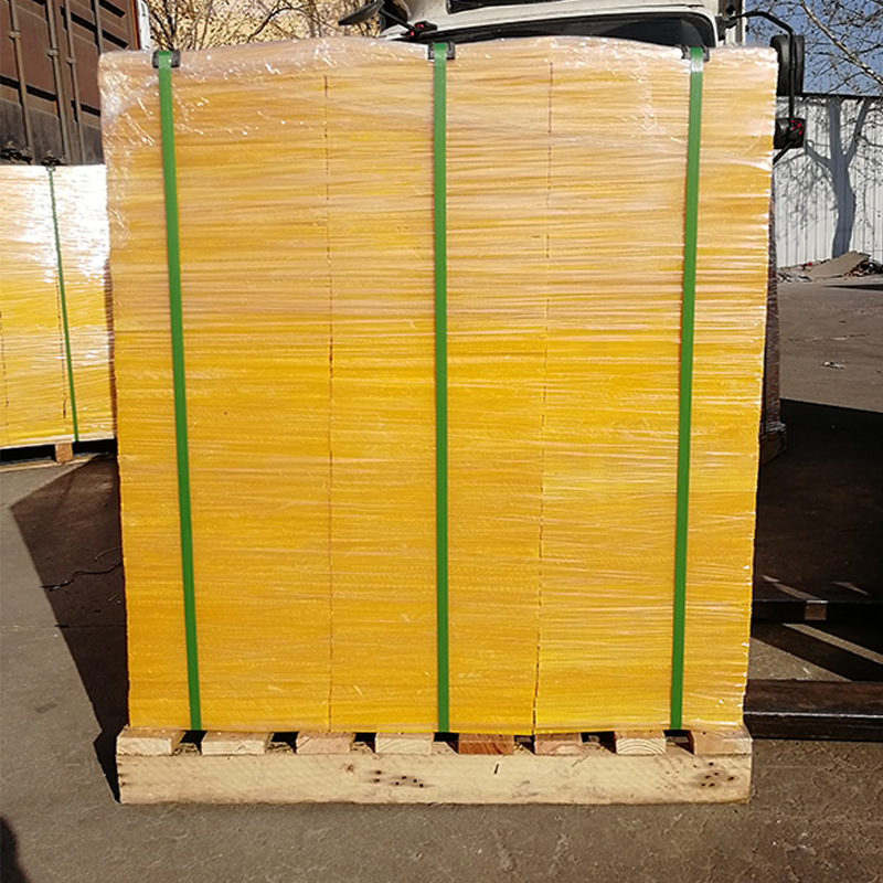 耐腐聚丙烯板材 水箱PP垫块 黄色塑料鞋架货架分割板