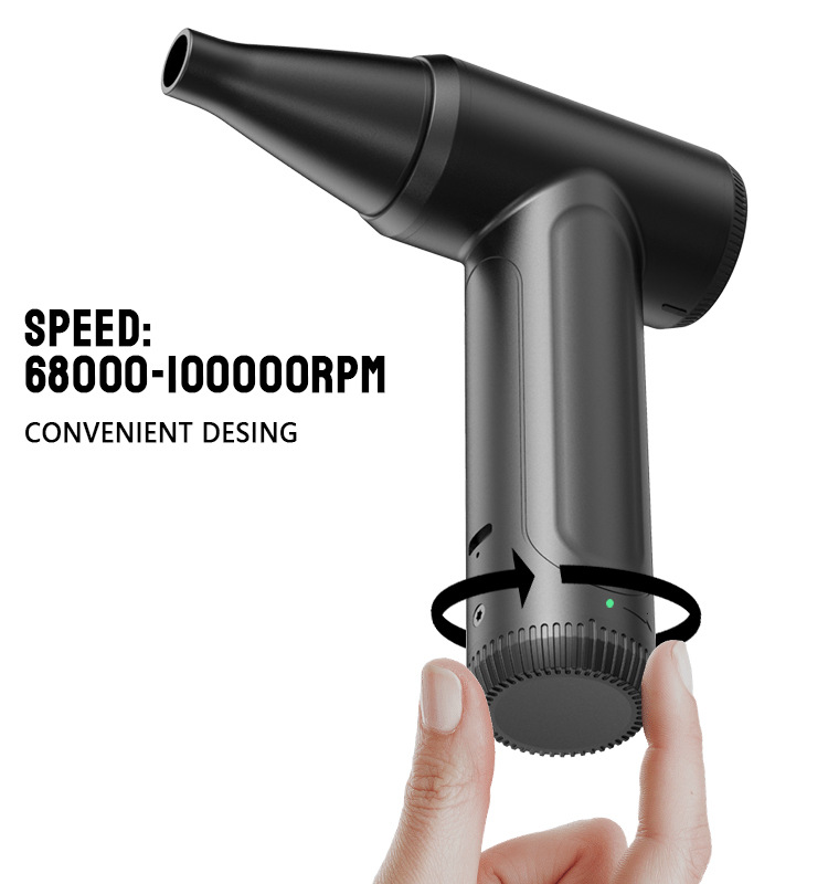 Mini small handheld fan keyboard dust blower car vacuum cleaner wireless high power brushless violent fan