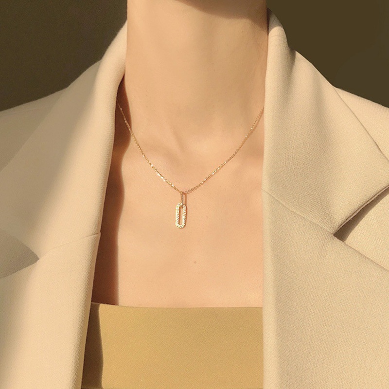 Luxuriöse Magnetische Perlenkette Für Damen Zartes Choker Collier_voghion.com