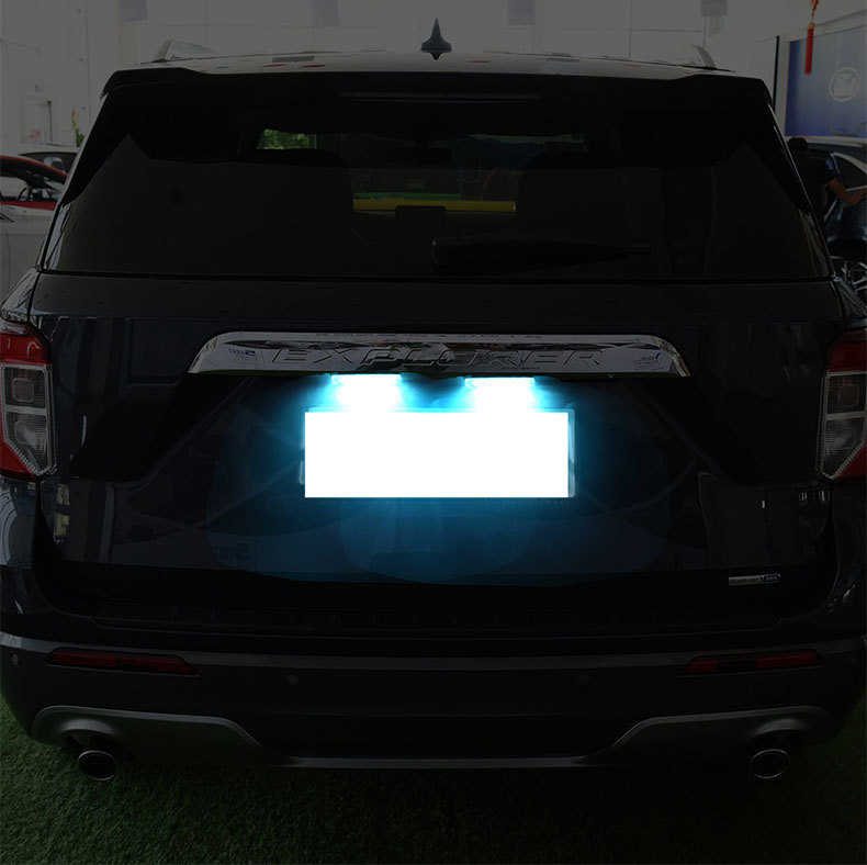 Suitable for Ford Fiesta Focus Galaxy C-Max S-Max Mondeo Escape Jaguar License Plate Light