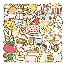 50张清新简约卡通实物贴纸手机壳手账本iPad水杯装饰防水DIY贴画