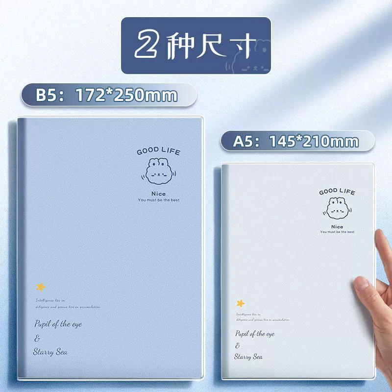 Laptop, book, notebook, increased thickness, for students, scheduler