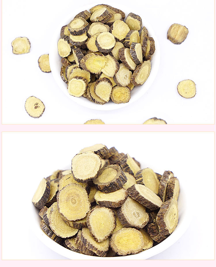 Dried Licorice Root Slices Gan Cao 500g Bulk Xinjiang Sliced Chinese Herb for Tea and Decoction in use