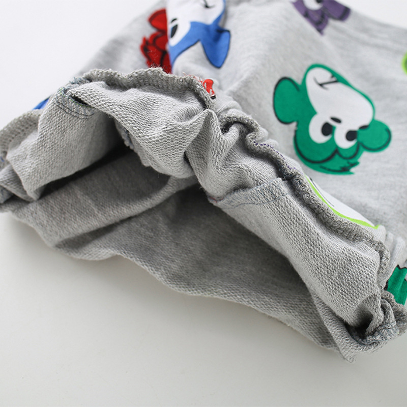 Malwee set infantil verano nuevo estilo europeo y americano de cuello redondo de manga corta pantalones de cintura elástica guapo ropa para niños