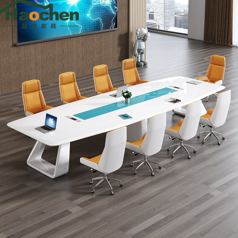 Conference Table Long Table Simple Modern Fashion Office Large Negotiation Table and Chair Combination Baking Paint Training Conference Table Conference Table Long Table Simple Modern Fashion Office Large Negotiation Table and Chair Combination Baking Paint Training Conference Table