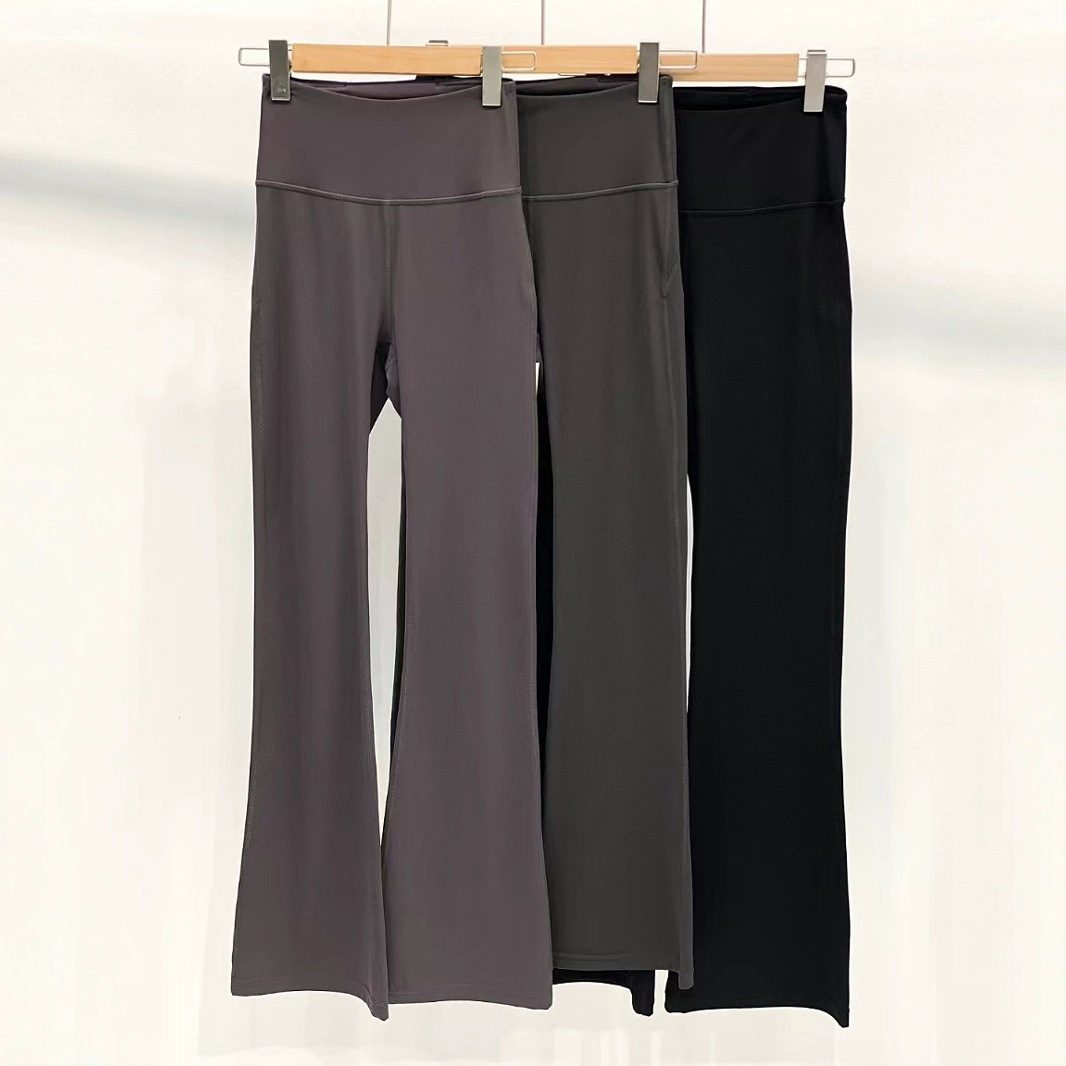 Spring Style Bell-Bottom Pants, Groove Magic Pants for Women, New Fashionable Slim-Fit High-Elastic Long Pants, High-Waisted, Hip-Lifting, Slimming Pants