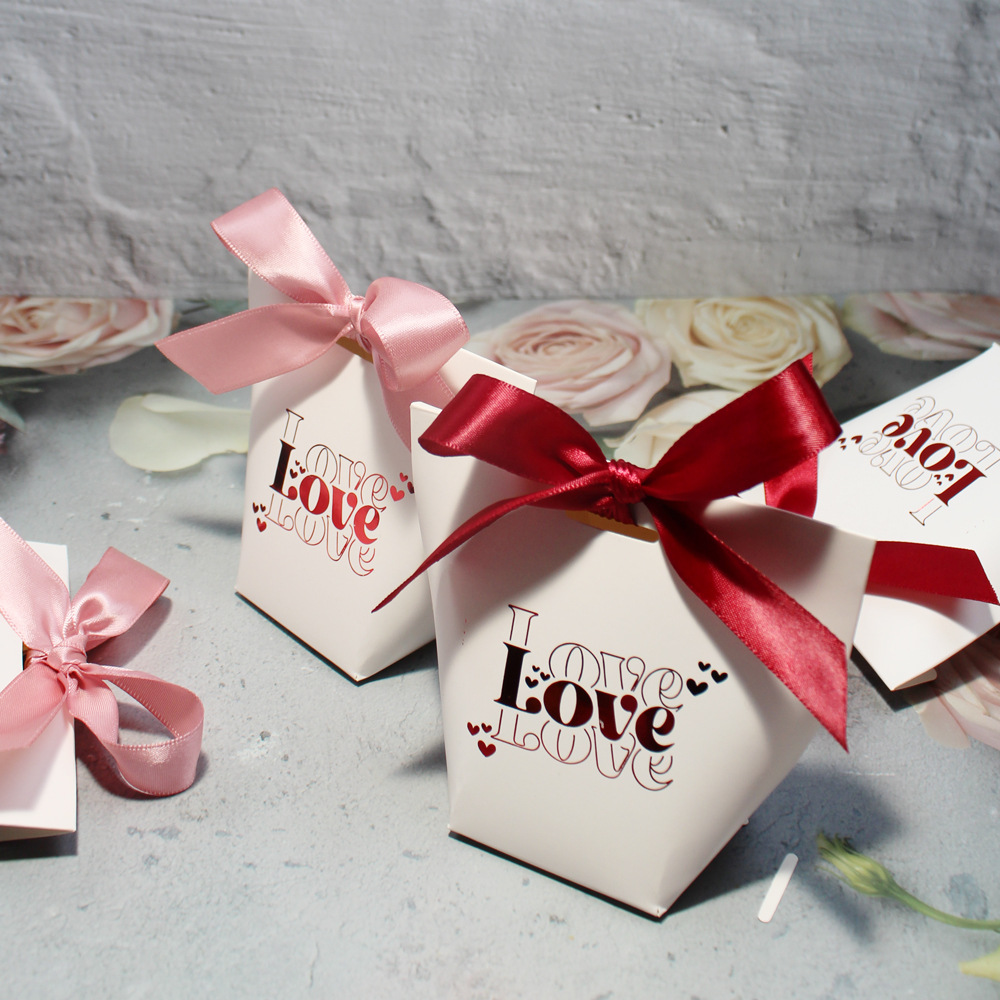 25g Weight Gift Wrapping Supplies Event & Party Supplies Valentine'S Day Romantic Letter Bow Knot Paper Date Festival Gift Wrapping Supplies Gift Wrapping Supplies 1 Piece