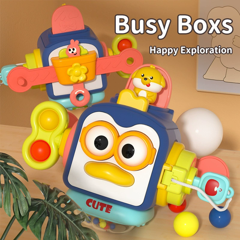 Grabber Montessori для младенцев, игрушка, раннее развитие, пингвин