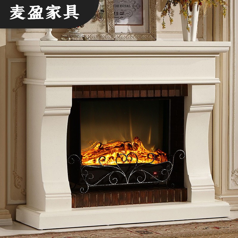 1.3/1.5米欧式壁炉客厅家用 美式田园大师壁炉架石头色装饰