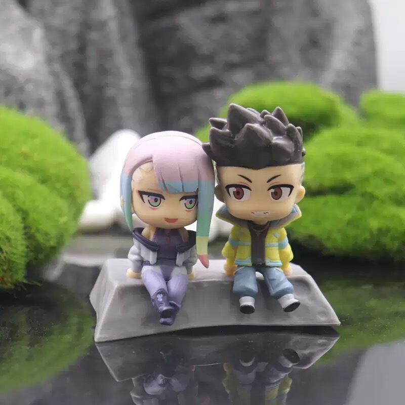 Cyberpunk Edgerunners Q Version Lucina David Martinez Game Set Figure Cross-Border Hot Sale