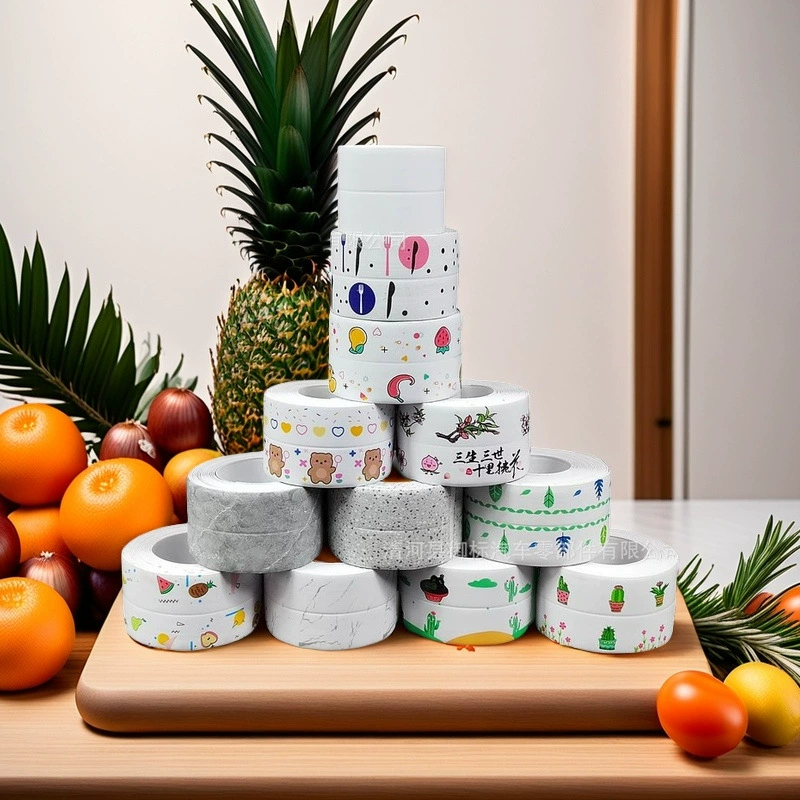 Лента для герметизации швов на кухне, водонепроницаемая лента для уплотнения краев плиты, клей для раковины, для мытья посуды, для краев унитаза, противогрибковая лента для дома.