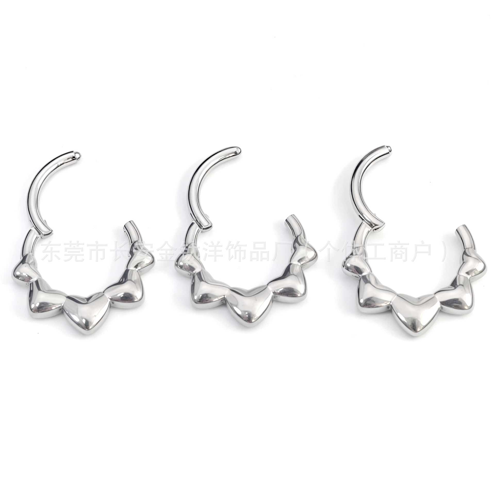 Labret piercing jewelry detail image