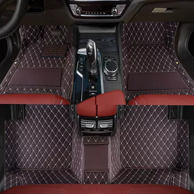 Suitable for LADA Granta Modelə uyğun ayaqaltı - specific-model-year-notes-or-message-customer-service-gray-single-layer-diamond-lattice