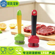 跨境专供不锈钢松肉针嫩肉器牛排扎孔断筋器家用厨房腌肉入味工具