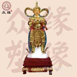 二郎显圣真君神像图片玻璃钢二郎杨戬塑像在哪里请 二郎神像批发