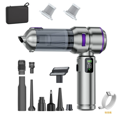 Inflating All-In-One Digital Display Led Tozsoranlar - 6704a-silver-purple-storage-bag-filter-element-2-fast-charging-version-17000pa
