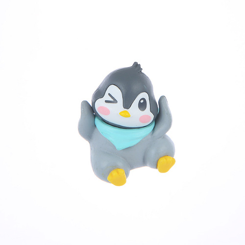 Creative Naughty and Cute Little Penguin Refrigerator Magnet Korean Cartoon Magnet Magnet Three-dimensional Refrigerator Magnet Customized